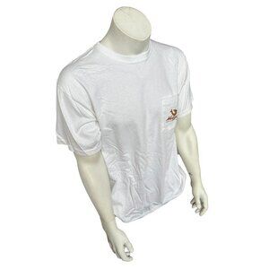 Mojo Sportfishing Gear Men's Pirate Skull White Short Sleeve Shirt Size Large